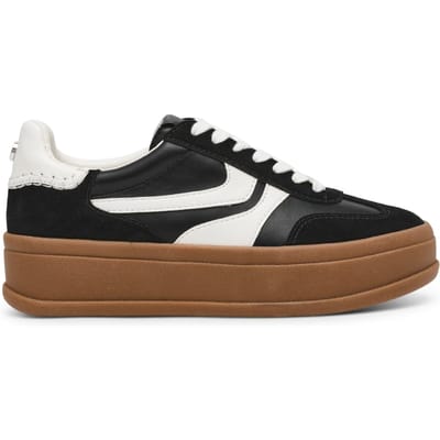 Steve Madden Off-track Sneakers Black Suede Maat: 39 | Sneakers Outlet | Dames | Zwart