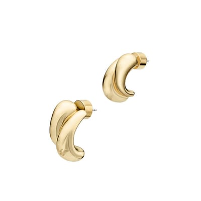 Emporio Armani EGS3339710 Dames Oorbellen 2.1 cm - Goudkleurig