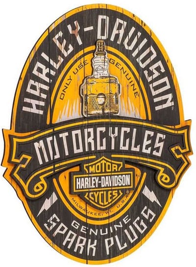 Harley-Davidson Spark Plug Pub Bord