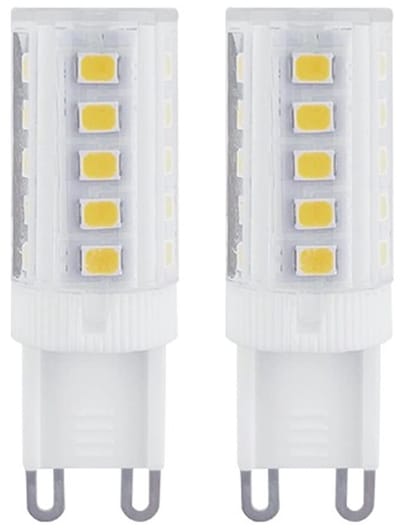 VITO LED Capsule Steeklamp G9 - 4W (vervangt 40W) - 456lm - 2700K - 220-240V - Ø16mm - Energiezuinig - 2 stuks