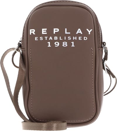 REPLAY Telefoontasje Smartphonebag Dirty Pale Beige Lichtbruin
