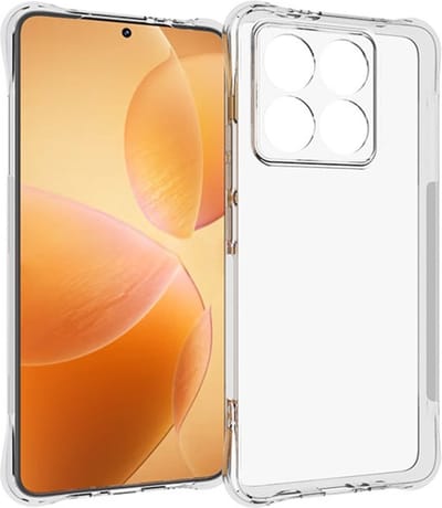 Coverup Hoesje - Geschikt voor Xiaomi 14T Hoesje - Coverup TPU Back Cover met AirBag Corners - Transparant