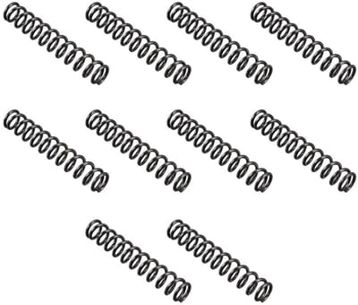 Compressieveer Set - Drukveer Onderdelen - Apparaten Reparatie - Roestvrij Verenstaal - 10 Stuks 45mm - Metaal