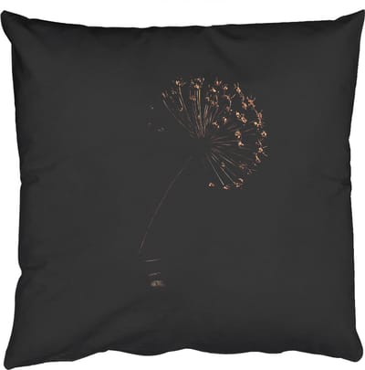 Sierkussens - Kussentjes Woonkamer - 50x50 cm - Bol - Gedroogd - Vaas - Zwart