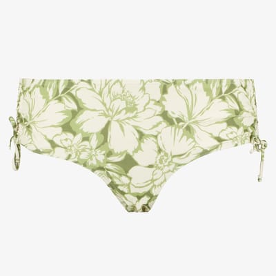 Osaga dames bikinibroekje met bloemenprint groen - Maat S