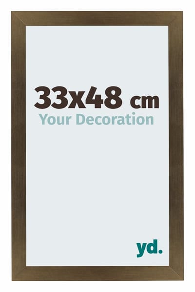 Your Decoration - Puzzellijst 33x48 cm - Brons Decor - Puzzellijst 500-1000 stukjes - MDF Fotolijst - Mura