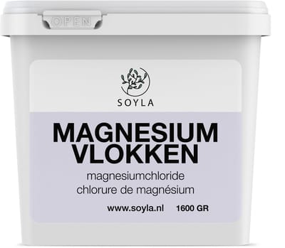 Magnesium vlokken - Magnesium Chloride - 1600 gram - Herkomst Nederland