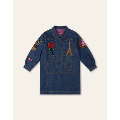 Oilily Deveraux Jurk- maat116/6yr Ultramarine