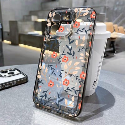 Coque de Téléphone Fleur Marguerite Pour iPhone 13 Coque iPhone 14 11 15 Pro Max 12 XR X XS Max 7 8 Plus SE Antichoc Douce Transparente For iPhone 12