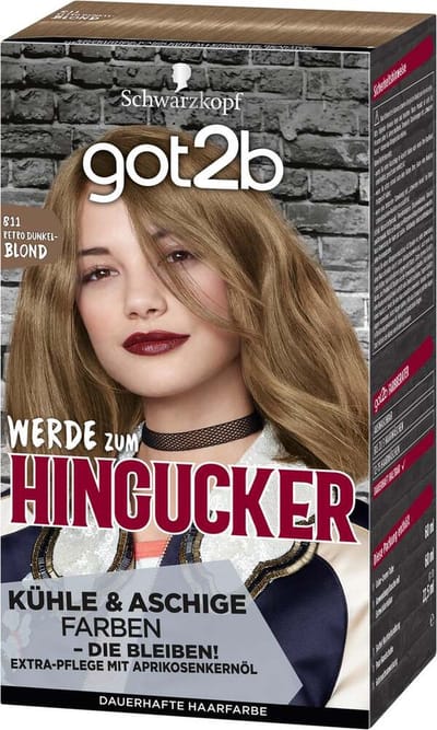 Schwarzkopf got2b  Eye-catcher 811 Retro Dark Blonde Level 3