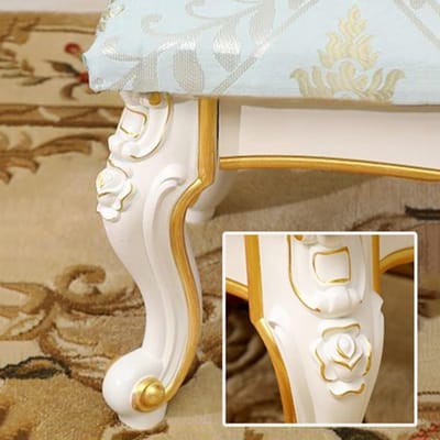 Make-up kruk - Kaptafel poef - Make-up aanbrengen - Royale opbergruimte - 80cm - Goud