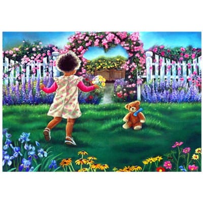 5D DIY Diamond schilderij volledige ronde strass borduurwerk kruissteek 20X30CM blue