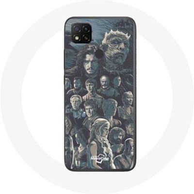 Coque de protection - Xiaomi - Redmi 9C - Game of Thrones - Souple - Protection chocs gris
