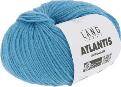 Lang Yarns Atlantis - 78 turquoise - Wol/Acryl-Mix Garen