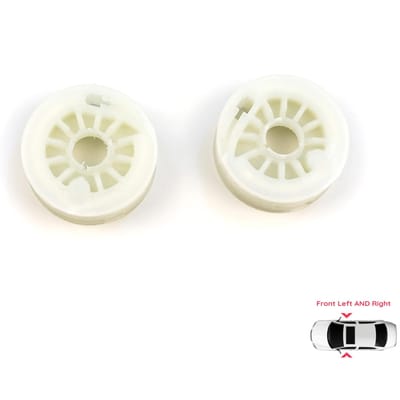 V2EWR5222+EWR5223 Câble de lève-vitre Roue Dentée Pignon Poulie Avant Gauche Droite pour Hyundai I30 MK2 GD 2011-2017 Kia Ceed MK2 JD 2012-2018 5 Portes