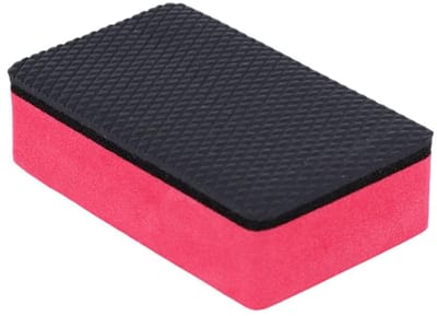Reinigingsklei Spons - Lakreiniger Auto - Verontreinigingen Verwijderen - Ergonomisch Ontwerp - 8.5 x 5.5 cm - Rood