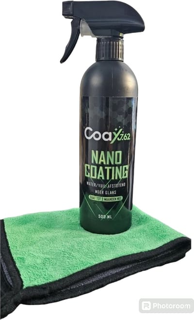 Coax7.62 - Nano Coating Met Microfiber Handdoek - Auto Wax - Auto Coating - Auto Poetsen - Auto Wassen - 500 ML