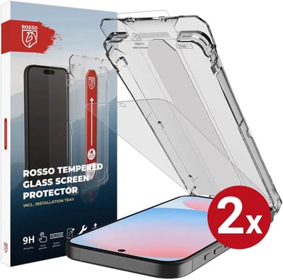 2-Pack Rosso Screenprotector Geschikt voor Samsung Galaxy A57 | 9H Tempered Glass | Beschermglas | Case Friendly | Met Installatietray | Geen luchtbellen & stof | Eenvoudige montage