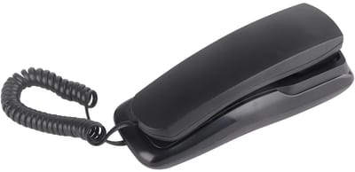 Dailygoods- Wandtelefoon Slank Ontwerp - Vaste Lijn - Handsfree Bellen - Hoogwaardig ABS - Multifunctioneel - Compact 180x60x60mm - Telefoon