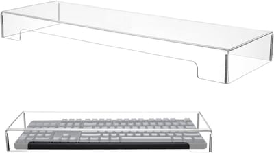 Duidelijke Acryl Toetsenbordcover 47.5 x 15 x 0.1 cm - Bescherming tegen Stof en Vloeistoffen voor Mechanische Toetsenborden, Makkelijk Schoon te Maken voor Thuis en Kantoor