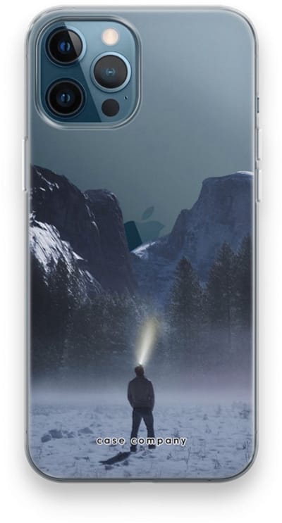 Case Company® - Hoesje geschikt voor iPhone 12 Pro hoesje - Wanderlust - Soft Cover Telefoonhoesje - Bescherming aan alle Kanten en Schermrand