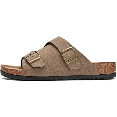Heren Sandalen 2024 Zomer Schoenen Uitverkoop Heren Zomer Slippers Platte Sandaal Heren Sportschoenen Casual Sneakers Platform Sandalen. Slippers 41-42 gray