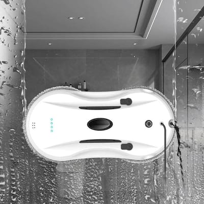 Ramenwasser Robot - Slimme Glazenspoeler - Automatisch Ramen Schoonmaken - Dubbele Watersproei Functie - 50ml Tank - Wit