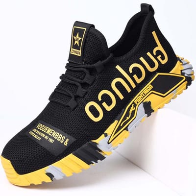 Werkschoenen Heren Dames Werk Sneakers Ademend Lichtgewicht Stalen Neus Veiligheidsschoenen Laarzen Heren Anti-Punctie Onverwoestbare Schoenen 36