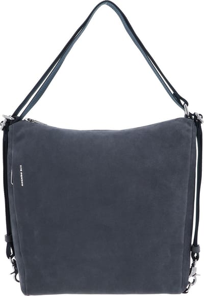 MANDARINA DUCK Leren Schoudertas Mellow Velvet Crossover London Fog Donkergrijs