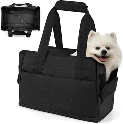 Dierenvervoer Tas - Reistas Kat Hond - Veilig Vervoeren - In Hoogte Verstelbaar - 40 x 26 x 20 cm