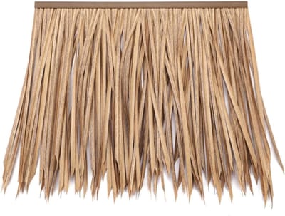 Rieten Dakbedekking - Natuurlijk Stro - Tuindecoratie - Waterdicht PE Materiaal - 1x14ft - Natuurlijk