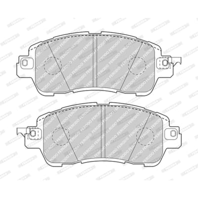 Remblokset FERODO FDB5015, voor