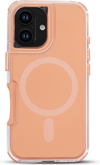 Casemania Hoesje Geschikt voor Apple iPhone 16 Plus - Roze - Liquid Armor Case - Geschikt voor MagSafe