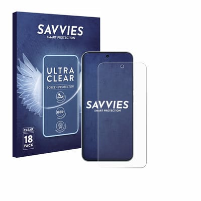 Savvies - Screenprotector voor Oppo F31 - Folie Beschermfolie transparant 18 Stuks
