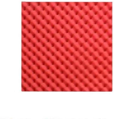 Geluidsisolatie Panelen - Akoestische Schuim Tegels - Studio Geluidsbehandeling - Zelfklevende Installatie - 20 Stuks Set - Rood