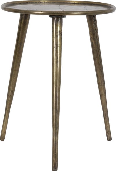Light & Living Bijzettafel Babina - Antiek Brons - Ø36cm - Industrieel,Luxe