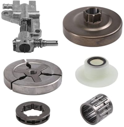Geschikt Voor produceert koppelingslagerkits en waterpompen voor de 4500-, 5200- en 5800-serie motoren met respectievelijk 45cc, 52cc en 58cc.