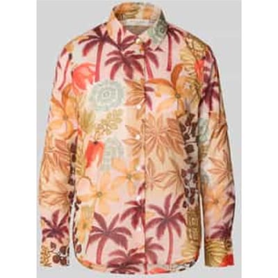 regular fit blouse in all-over look