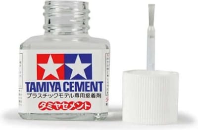 Tamiya Hobbylijm - 40 ml - 87003 Transparante Lijm - Met kwastje - 87003 - Voor Plastic Modelbouw