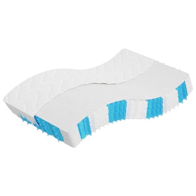 vidaXL - Pocketveringmatras - middelhard-hard - 140x190 - cm