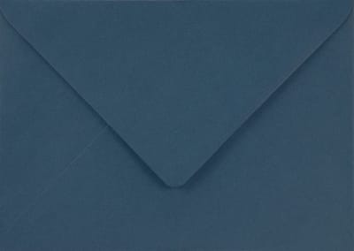 Gladde blauwe enveloppen A6 - 125 x 175 mm - B6 - 25 stuks - NK natgelijmde - 115 gram - Sirio Color - Netuno