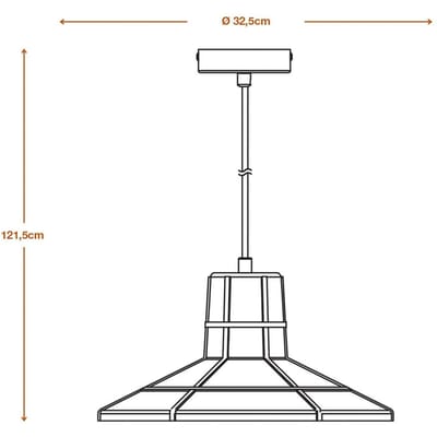 Ledvance LED Armatuur E27 | Decor Concrete Sala Pendant E27 Dark Gray