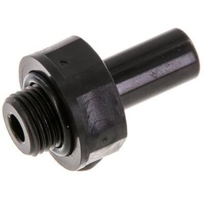 8mm x G1/8'' insteekfitting POM buitendraad NBR [5 Stuks]