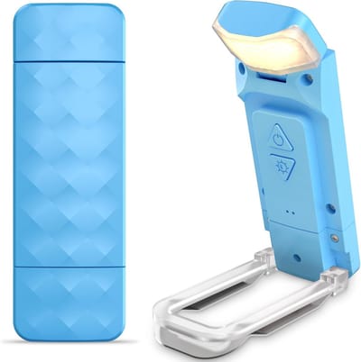 KZQ USB Oplaadbare Boekleeslamp Clip Zacht voor de Ogen met 3 Kleurtemperaturen en 5 Helderheidsniveaus Draagbare LED Boeklamp voor Boekenwurmen en Kinderen