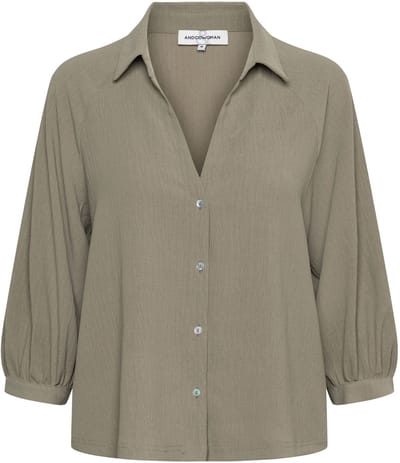 &Co Woman &co women blouse marijke khaki