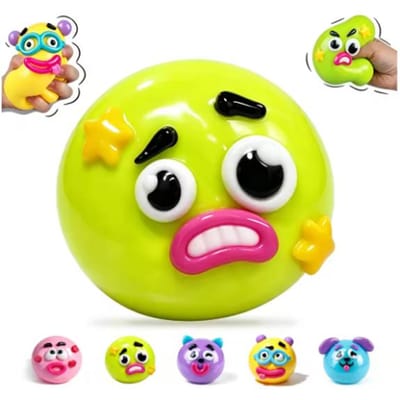 Nieuwe Smushers Squishy Curiosities Hondengezicht Wisselaar Squishy Speelgoed Zacht Kneedbaar Schattig Langzaam Rijzend Knijpspeelgoed Ontspannend Sensorisch groen