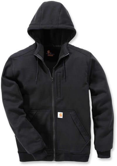 Carhartt Wind Fighter Hooded Sweatshirt Black Heren