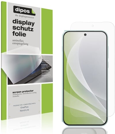 dipos – 4x Matte Beschermfolie geschikt voor OnePlus Nord 6 AI | Krasbestendige & antireflecterende Screenprotector Ultra-Thin