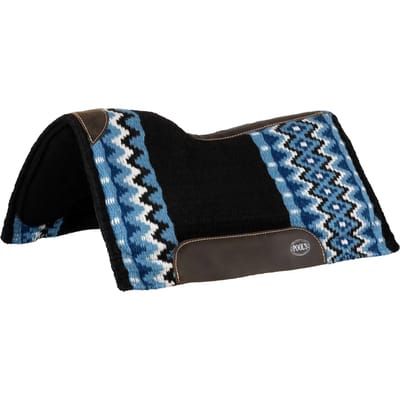 Vilt wollen dressuurmat voor paard Pool's