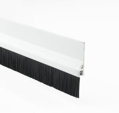 Aluminium Deurafdichting met Borstel - 98 cm, Zelfklevend, Perfect Tegen Tocht en Vuil